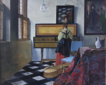 Reflections - 60 cm x 50 cm - Baroc Paintings - prijs op aanvraag