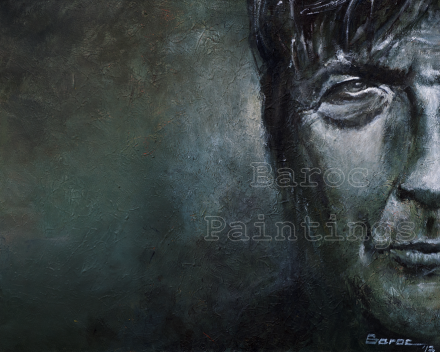 Arno - 30 cm x 40 cm - acryl op canvas - private collection