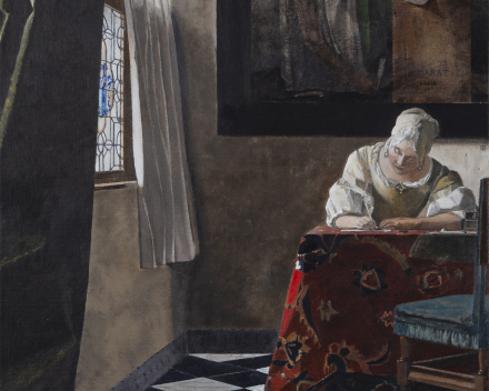 Letter to Marat - 60 cm x 50 cm - acryl on canvas - in private collection