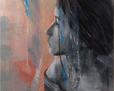 Emotion 2201 - 60 cm x 60 cm - acryl op canvas - private collection