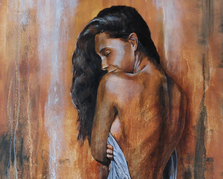 Introspection 11 - 100 cm x 70 cm - acryl op canvas - prijs op aanvraag