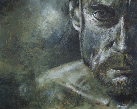 James - 40 cm x 50 cm - acryl on canvas - price on request