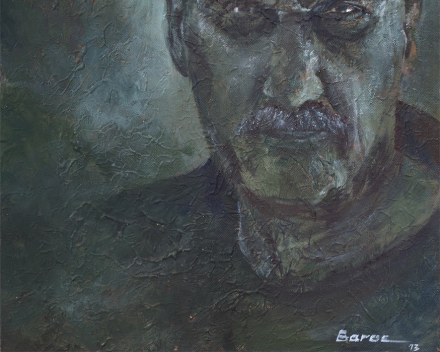 Paolo - 40 cmx 40 cm - peinture acrylique sur toile - prix sur demande