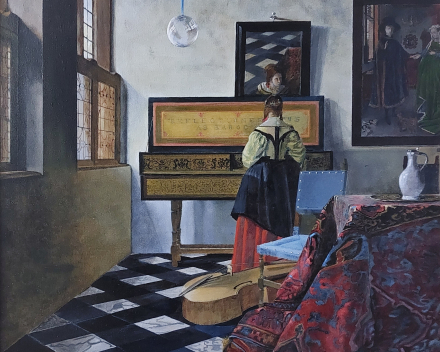 Reflections - 60 cm x 50 cm - acryl on canvas - price on request