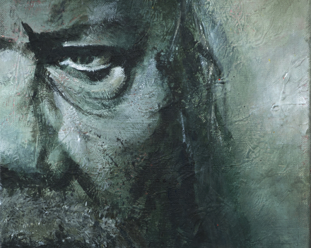Roland - 40 cm x 30 cm - acryl op canvas - prijs op aanvraag