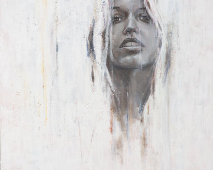 Snow queen 1 - 90 cm x 90 cm - acryl on canvas - price on request