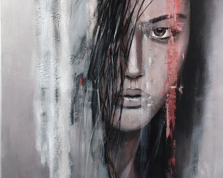 Touch of the Orient - 100 cm x 70 cm - acryl op canvas - prijs op aanvraag